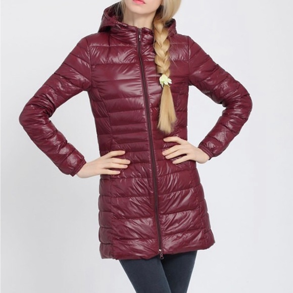 Calvin Klein Jeans Jackets & Coats Calvin Klein Womens Chevron Quilted Packable Down Jacket